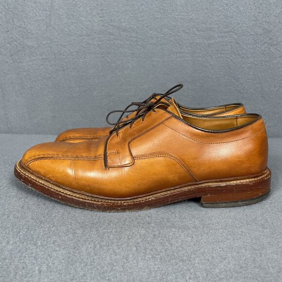 Allen Edmonds Hillcrest 8.5 Light Brown Tan Oxford Shoes Formal Business Luxe main image 8